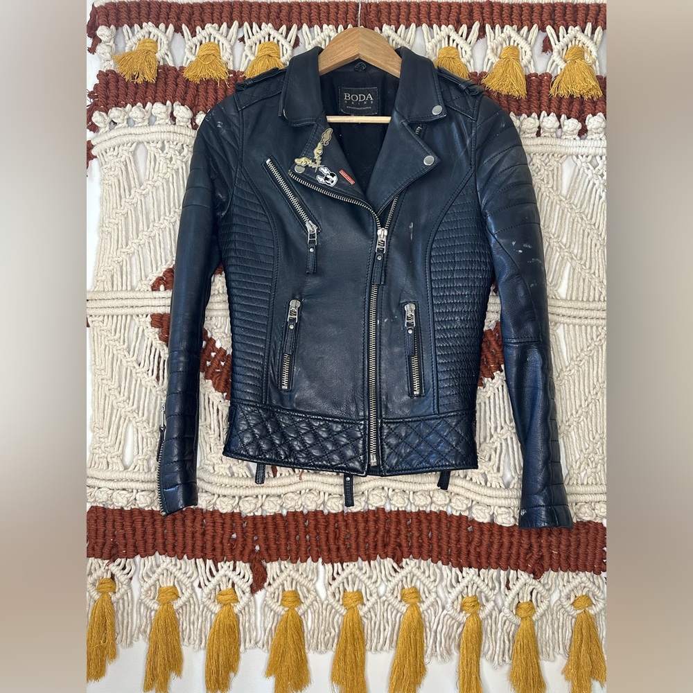 Custom enamel painted Boda Skins Jacket